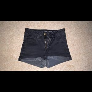Black American Eagle Jean shorts